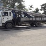 Transporte de postes